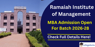 Ramaiah Institute of Management Begins MBA Admissions for 2026–28 Batch; Apply Here!